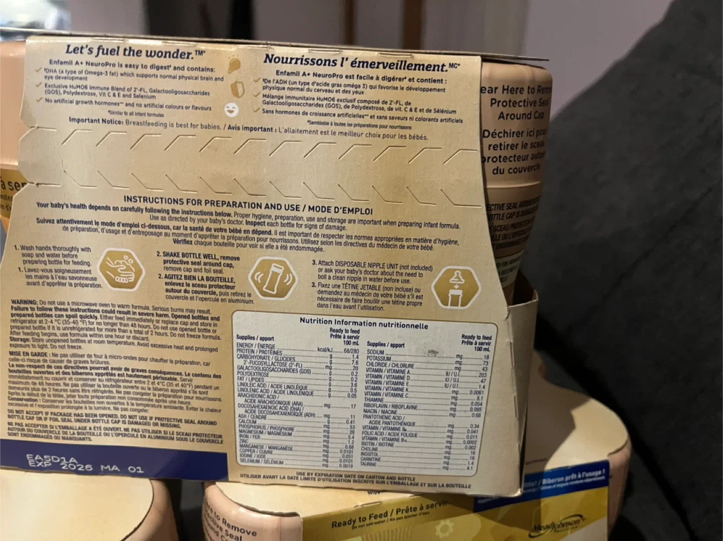 Enfamil A+ Neuro Pro Infant Formula 3 (6x237ml)