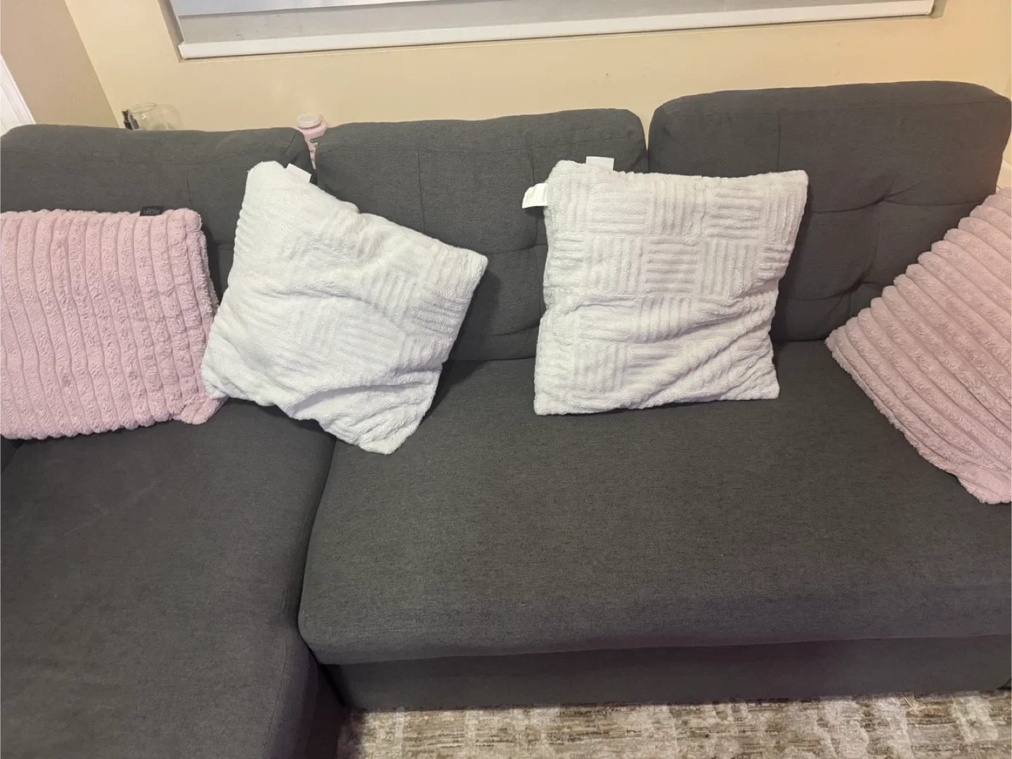 Grey Sectional Sofa with Storage image indicator(4)