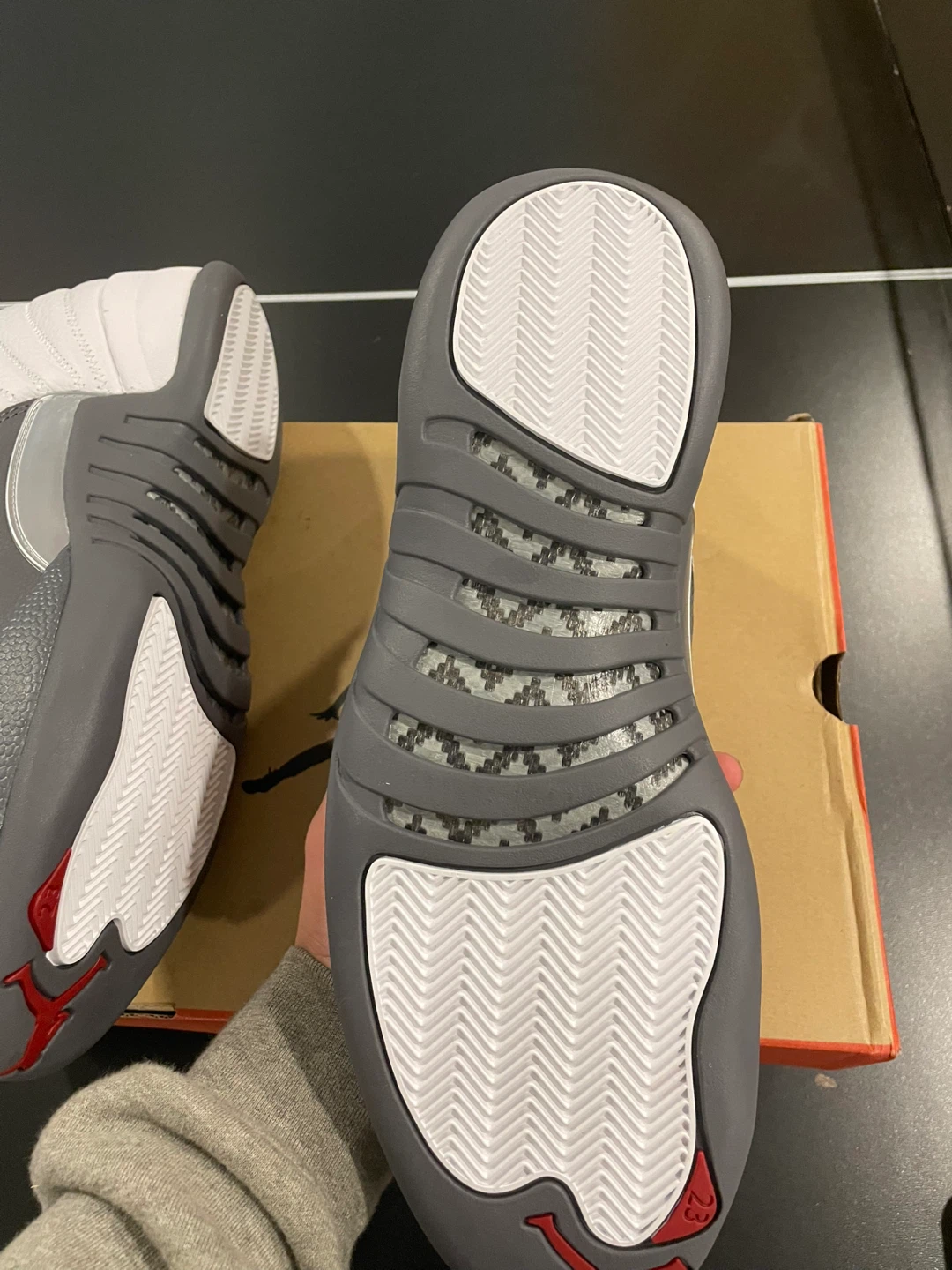 Jordan 12 Retro White/Dark Grey - photo 4