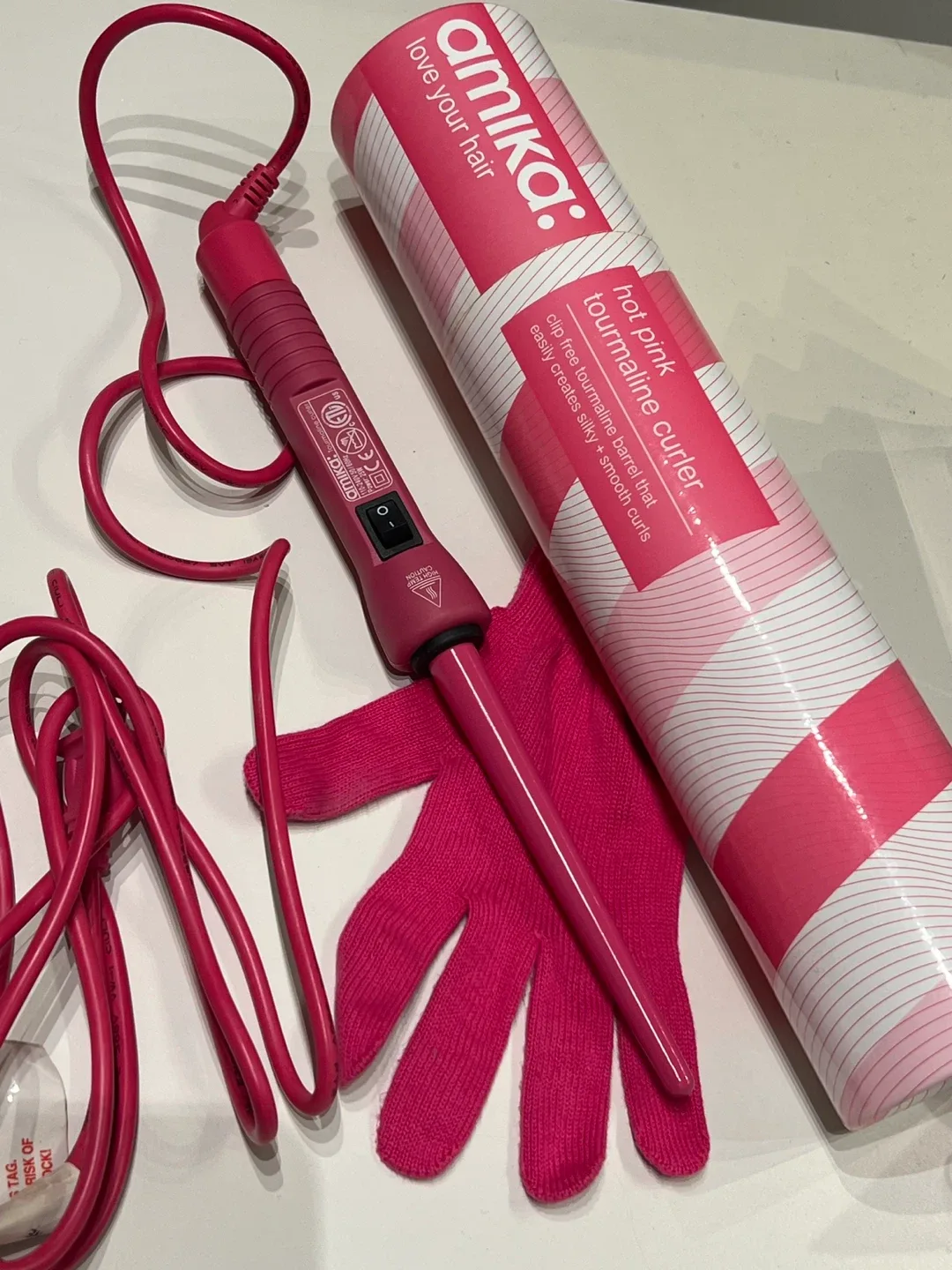 Limited edition Amika Hot Pink Tourmaline Curler 13mm