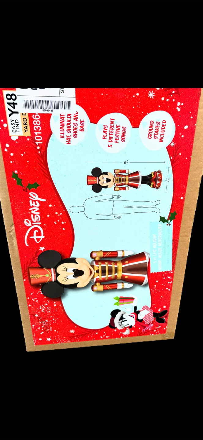 Disney Minnie Mouse Nutcracker Holiday Decor