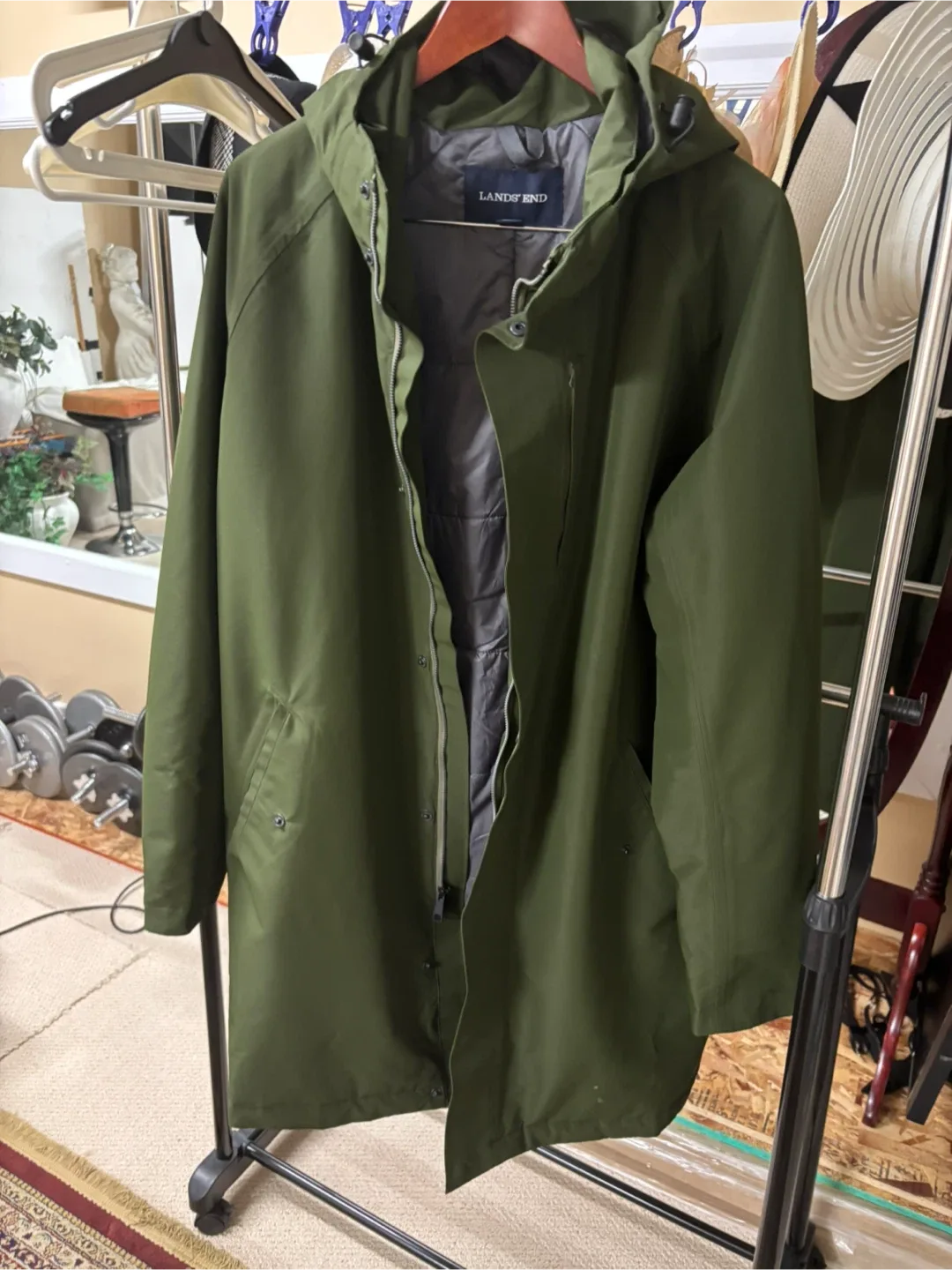 Lands' End mens Winter Coat Brand New image indicator(2)