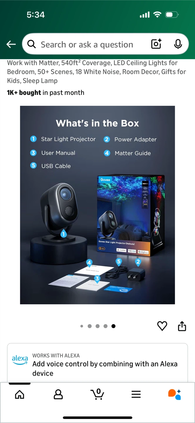 Govee Star Light Projector (Nebula) - photo 2