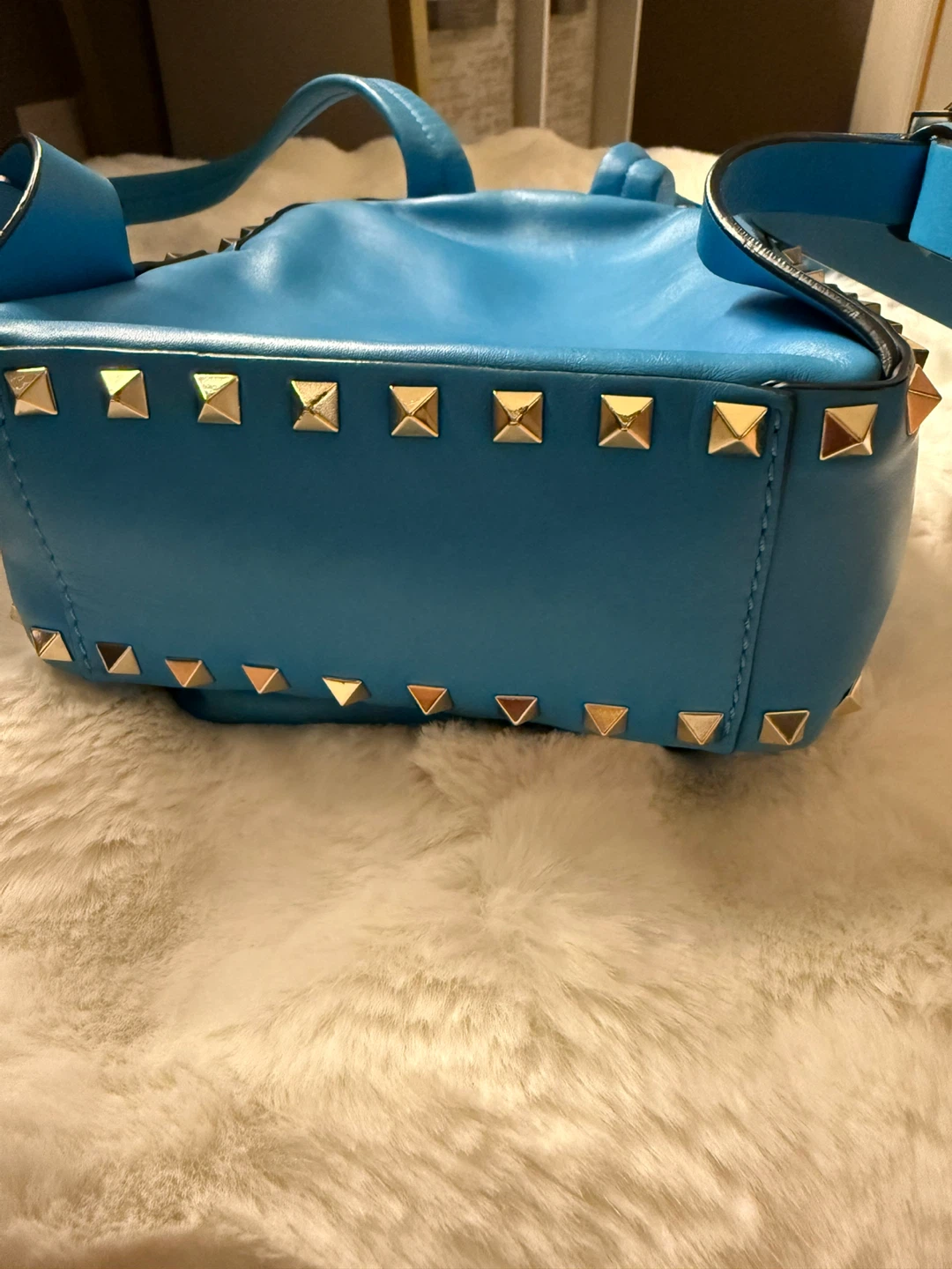 Valentino Garavani Blue Mini Backpack - photo 3