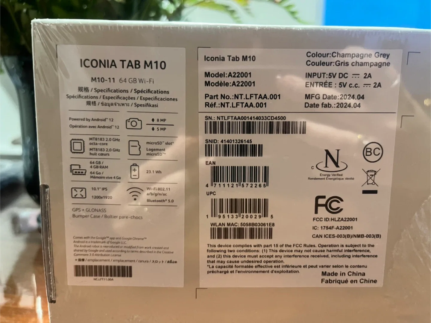 New Acer Iconia Tab M10 - 64GB WiFi Tablet image indicator(5)