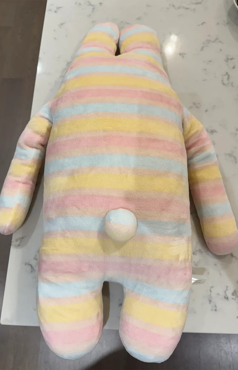 Pastel Striped super soft Plush Bunny image indicator(3)