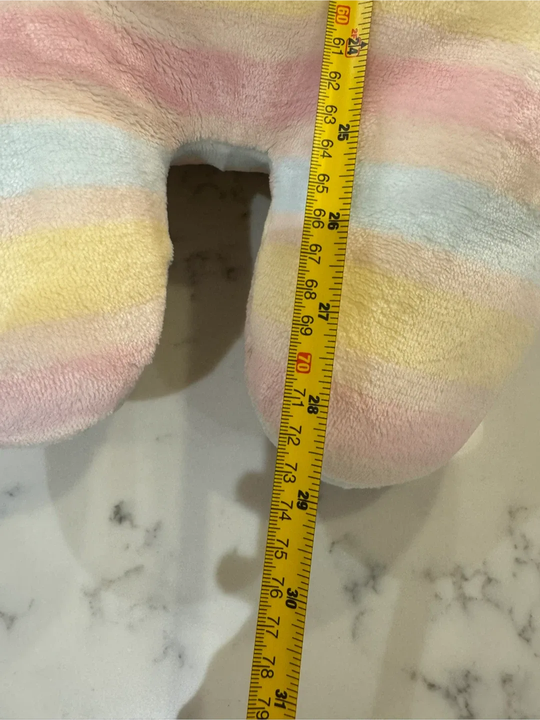 Pastel Striped super soft Plush Bunny image indicator(6)