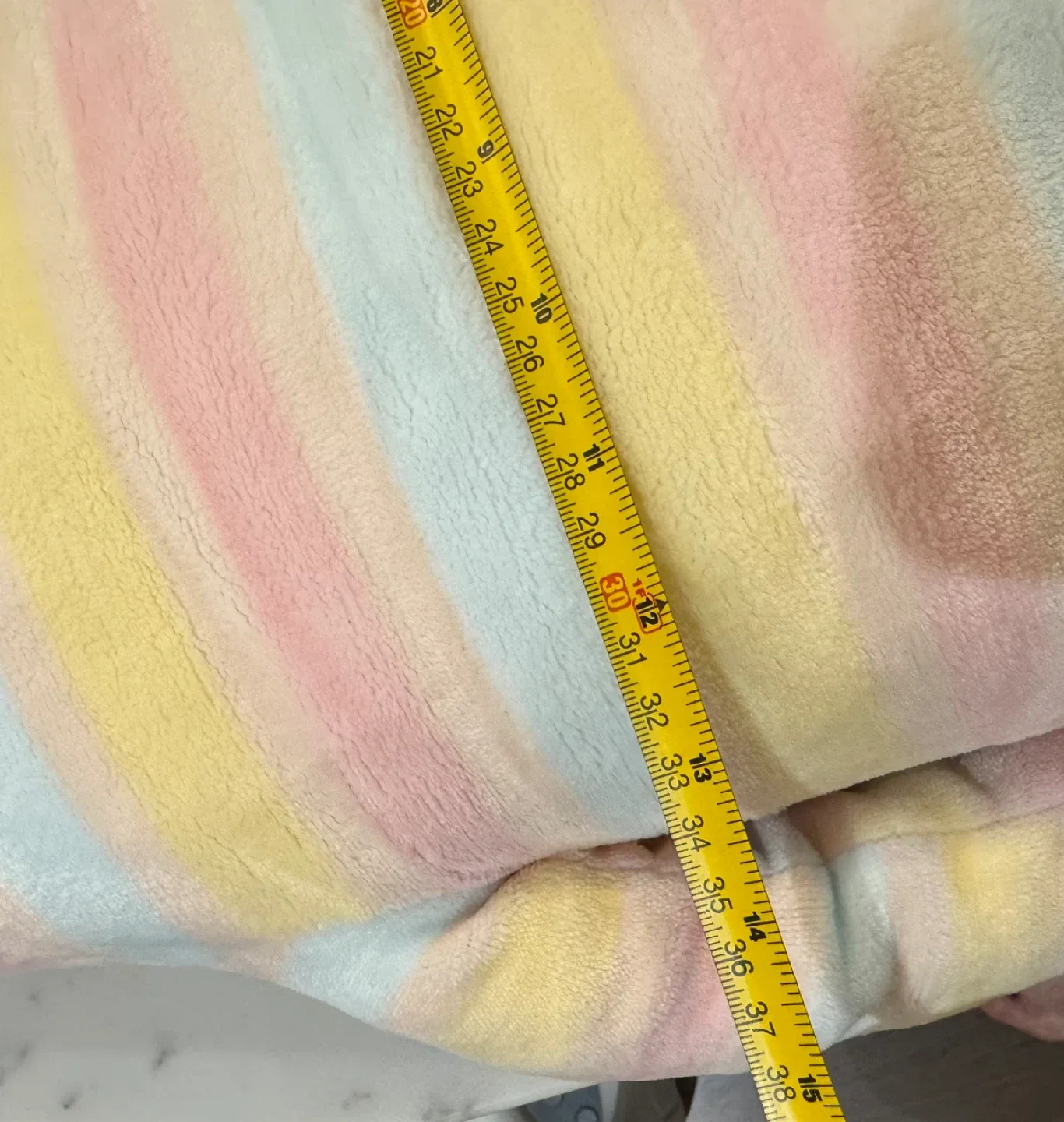 Pastel Striped super soft Plush Bunny image indicator(5)