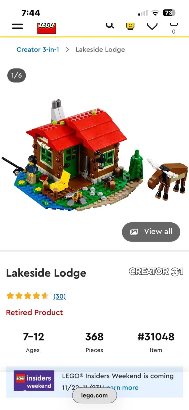 LEGO Creator 31048 Lakeside Lodge image indicator(5)