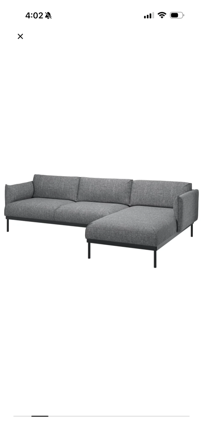 MOVING SALE Ikea L shaped sofa with chaise