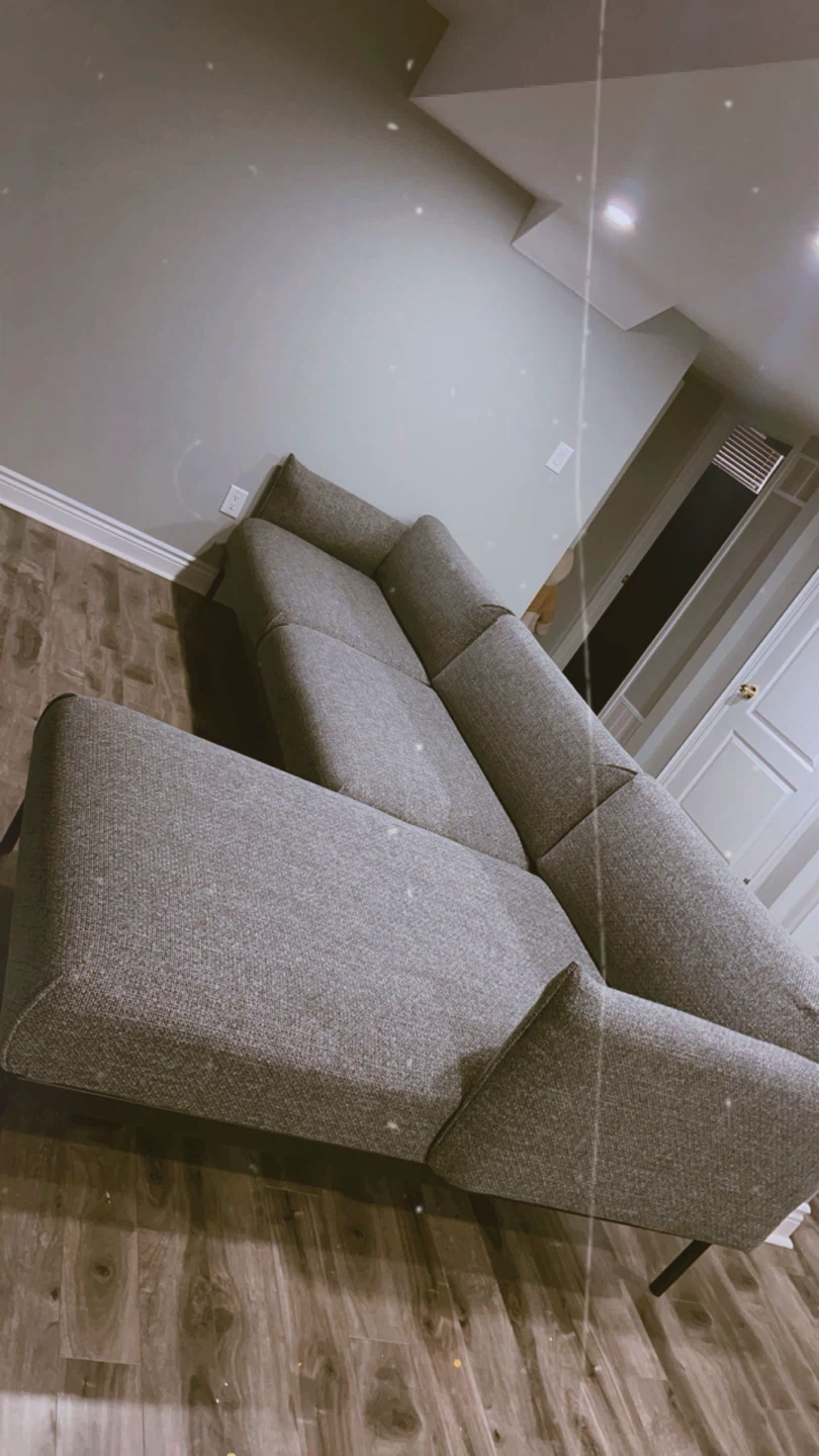 MOVING SALE Ikea L shaped sofa with chaise - photo 3