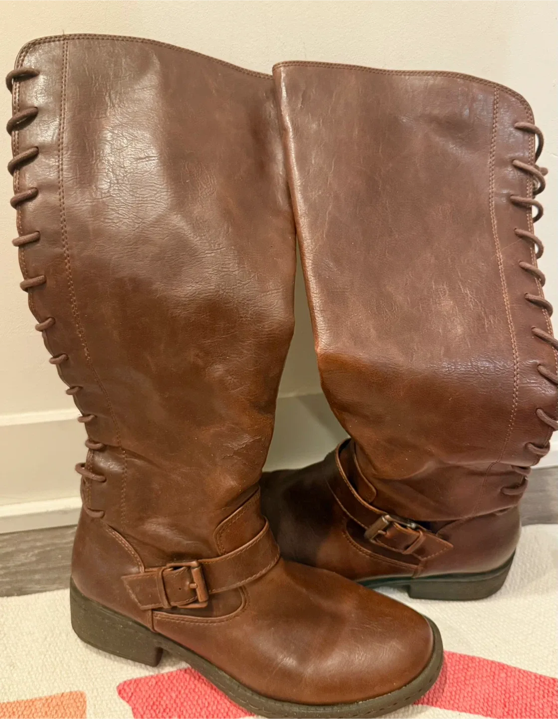 Euro Soft - Brown Knee-High Boots - Size 7 image indicator(4)