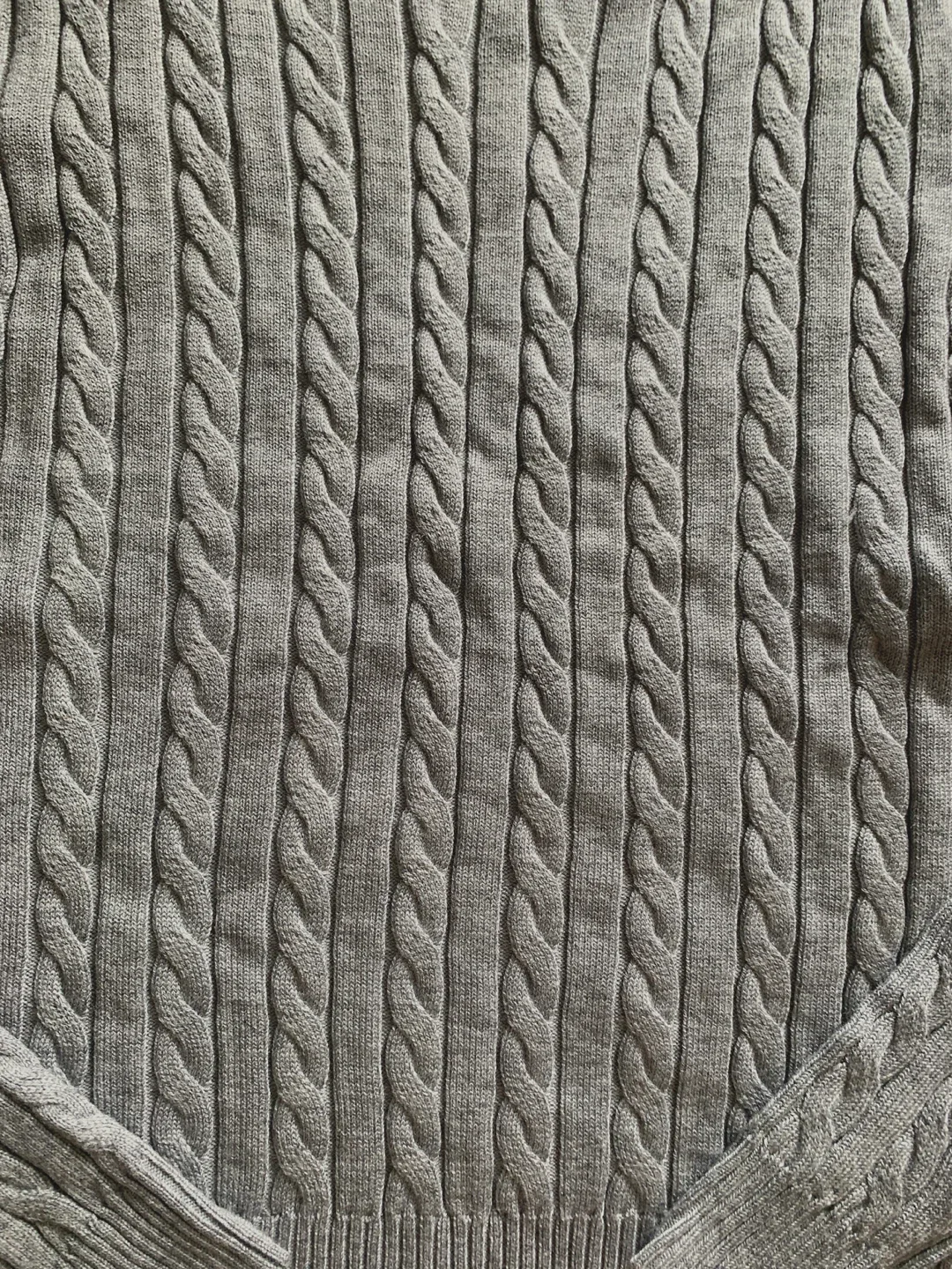 New Grey Cable Knit Sweater - Size M image indicator(3)