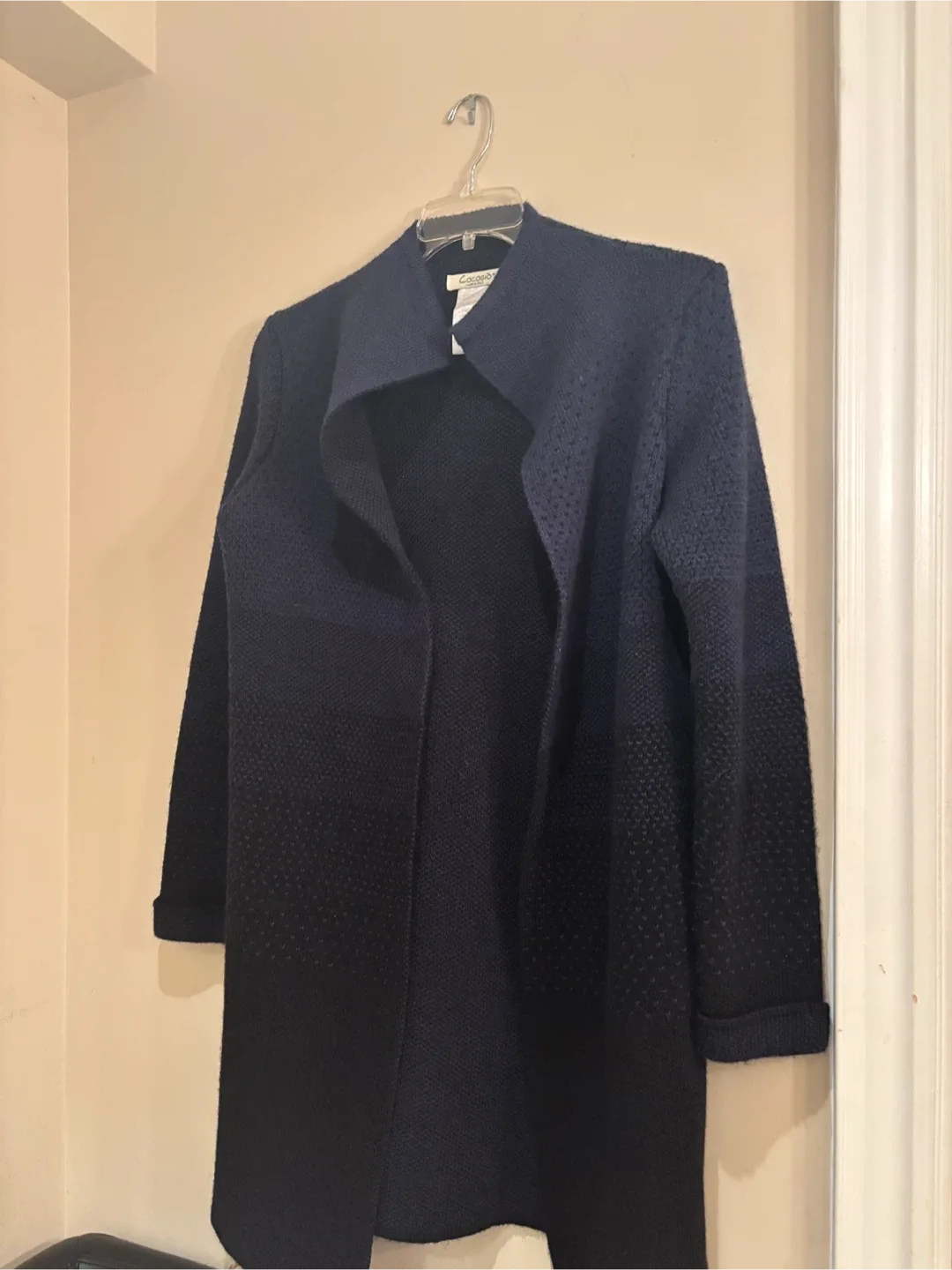 Women’s Blue Knit Cardigan image indicator(2)