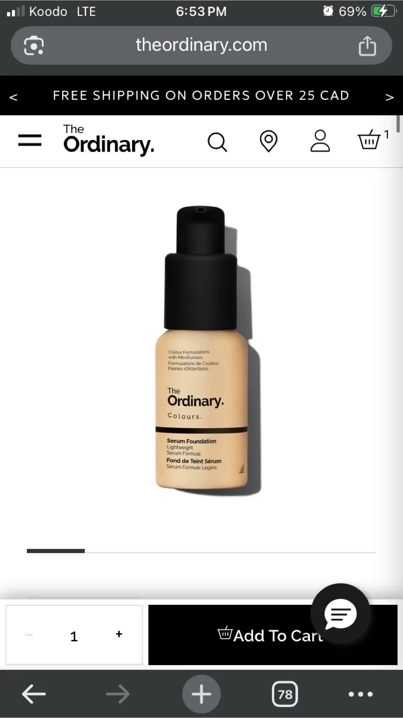 The Ordinary Serum Foundation - $5 each image indicator(2)