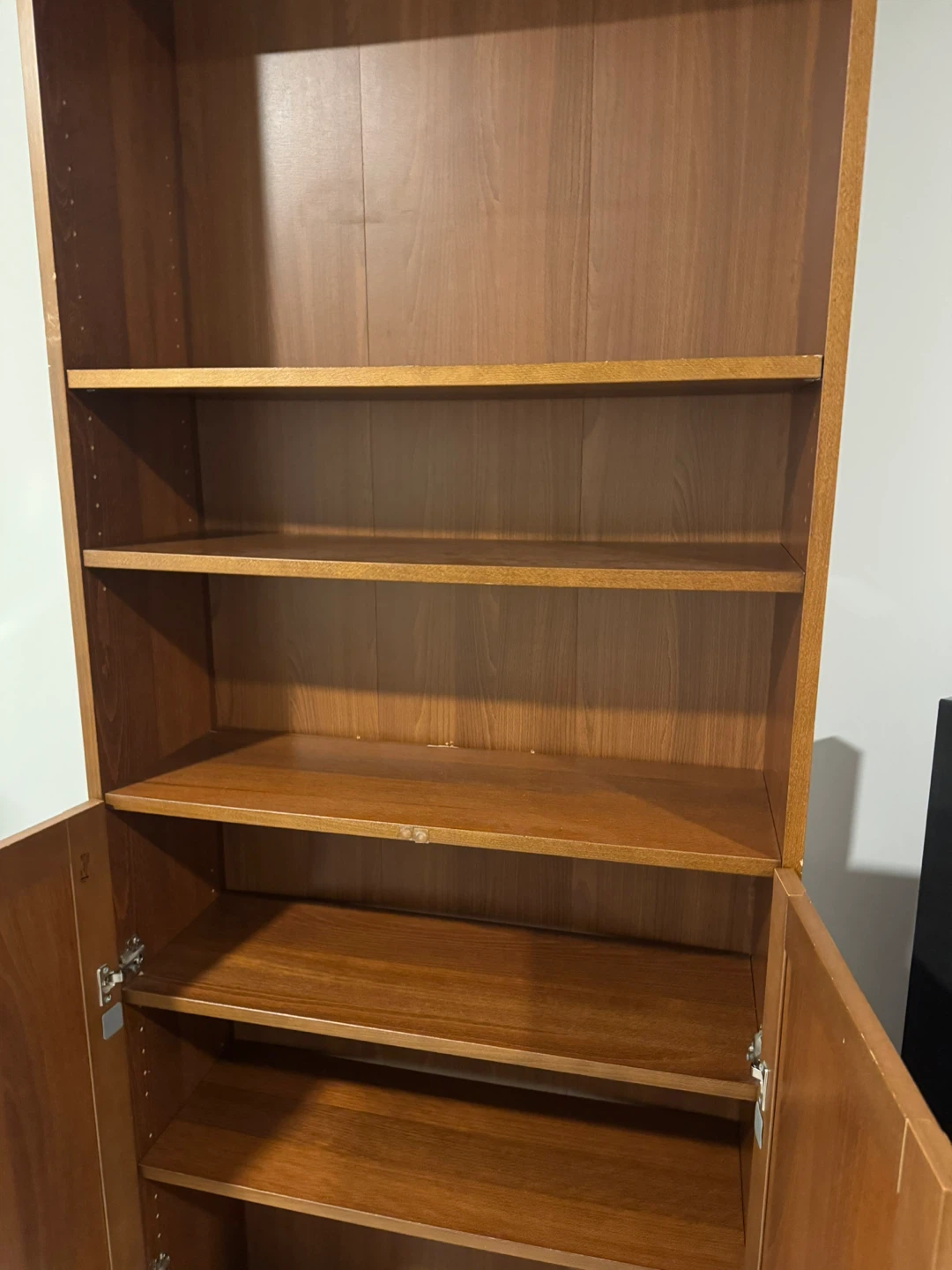 Wooden Bookcase with Doors - photo 4