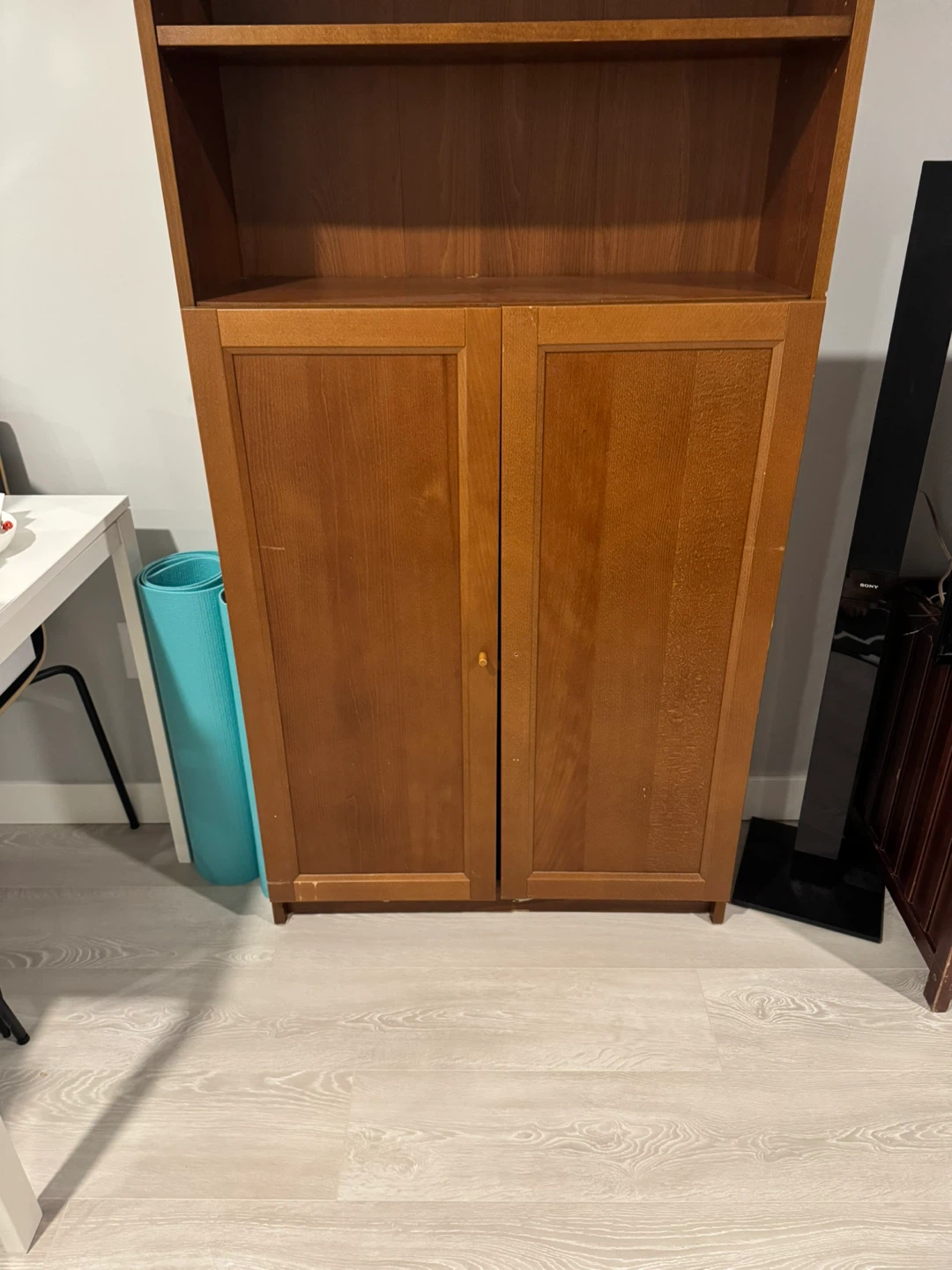 Wooden Bookcase with Doors - photo 3