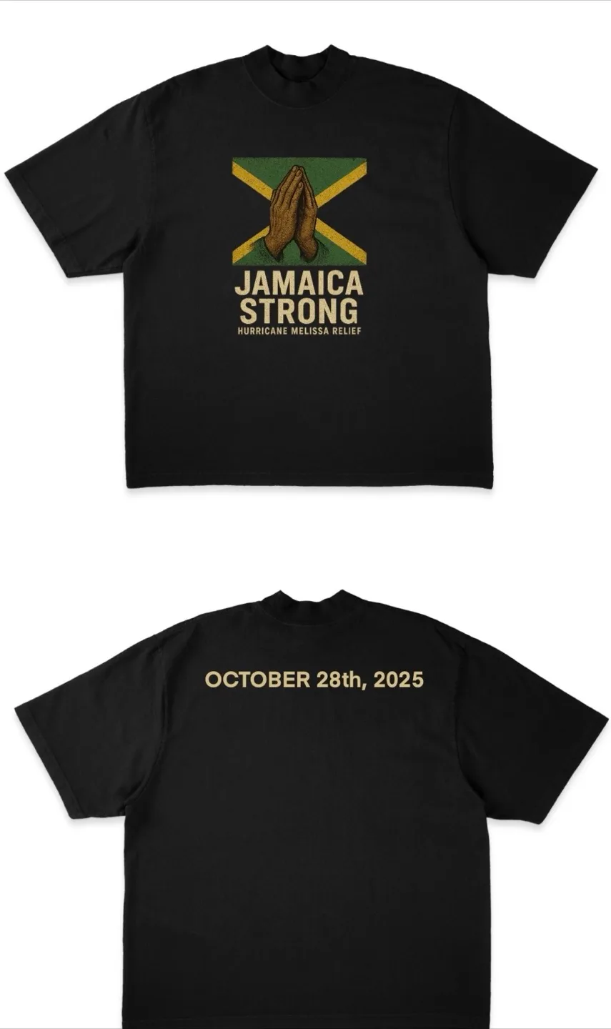 Jamaica Strong Hurricane Melissa Relief T-Shirt