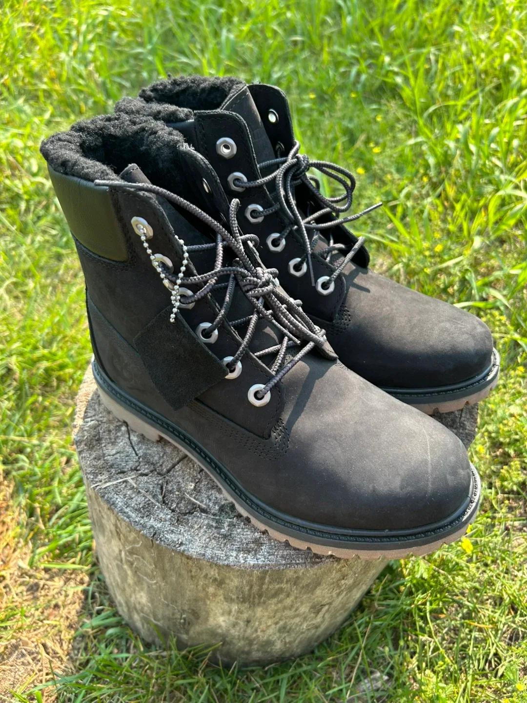 Timberland Waterproof Leather Boots - Black, Women's 8