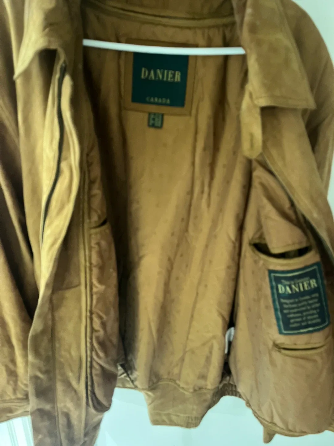 Danier Genuine Suede Leather Jacket - XXL image indicator(7)