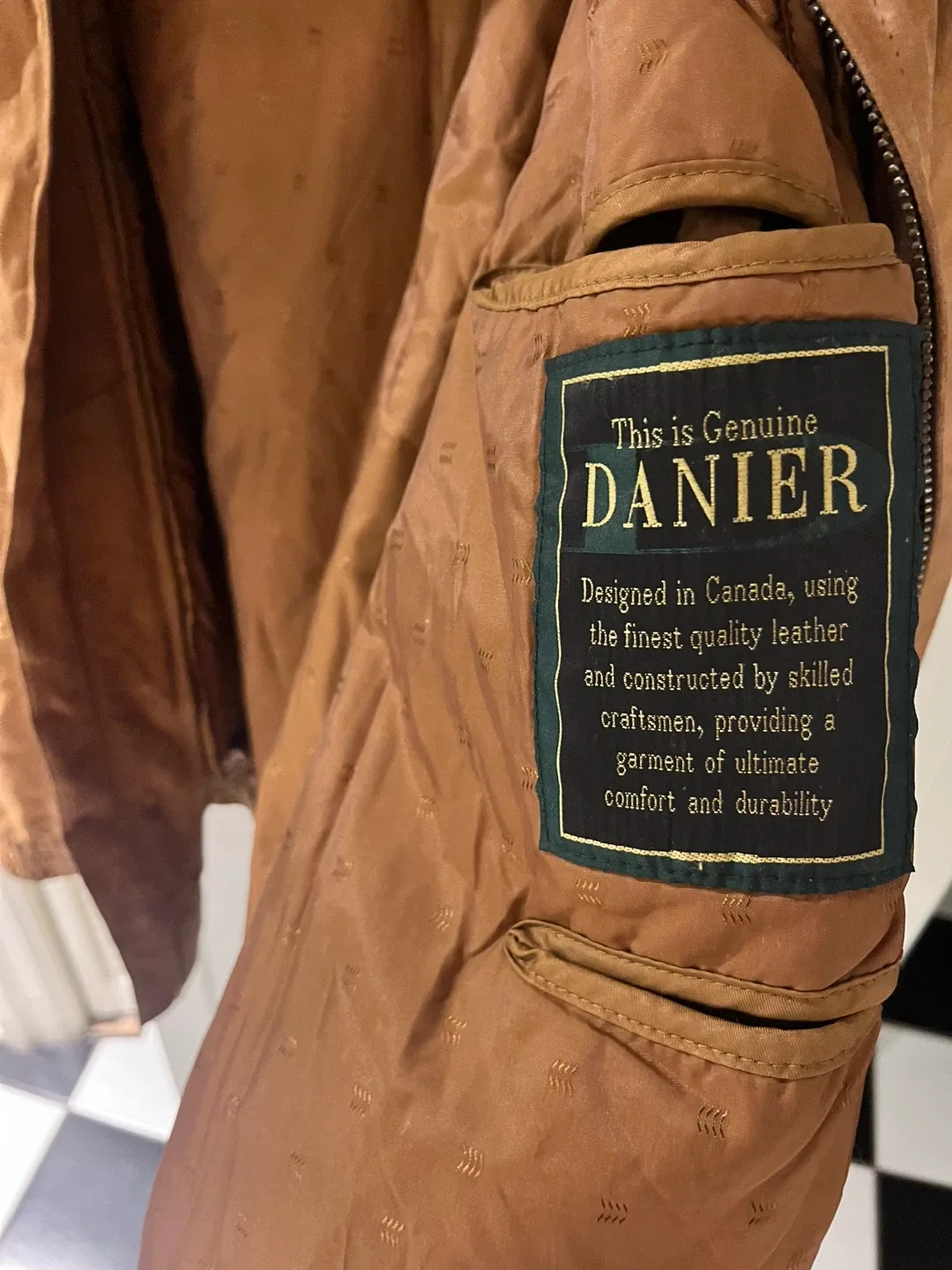 Danier Genuine Suede Leather Jacket - XXL image indicator(4)