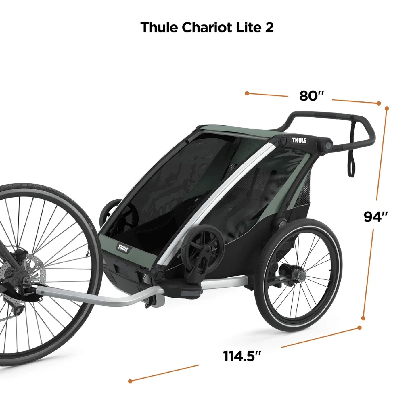 Thule Chariot Lite Multisport Trailer & Stroller - Double image indicator(3)