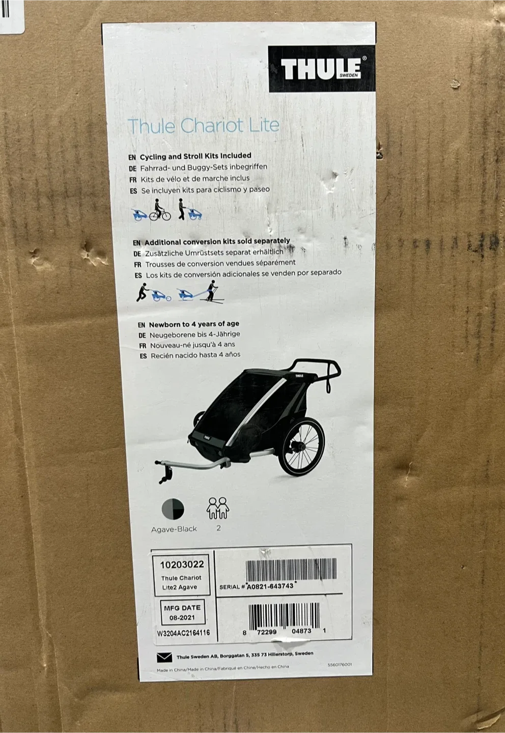 Thule Chariot Lite Multisport Trailer & Stroller - Double image indicator(7)
