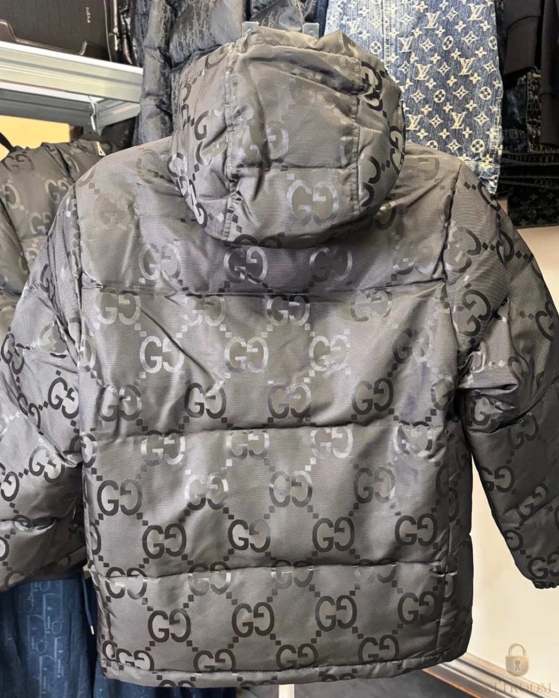 Gucci Jumbo GG Canvas Down Jacket image indicator(3)