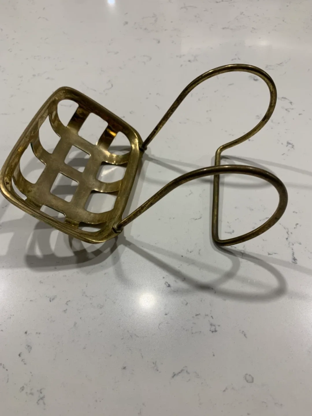 Vintage Brass Soap Dish Holder