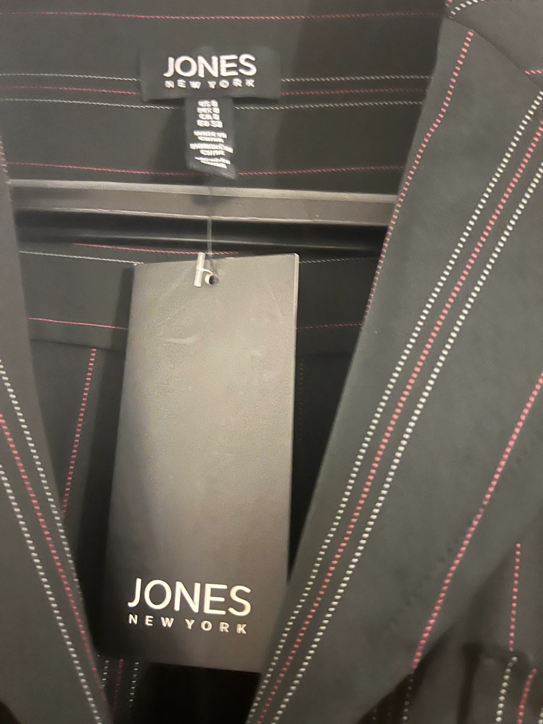 HOT! Jones New York Striped Jumpsuit - Size 8 - photo 4
