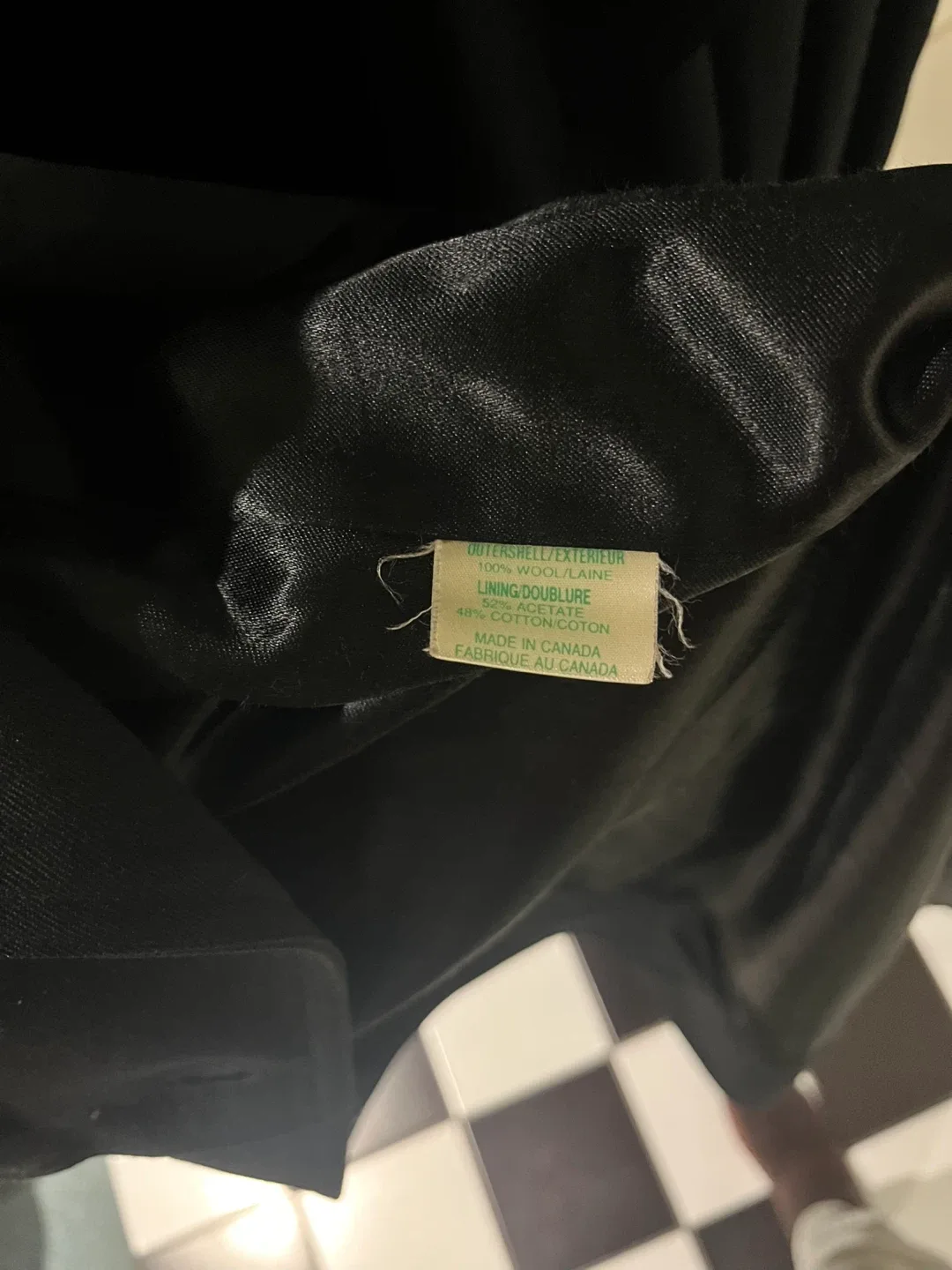 Paolo Barone Black Wool Trench Coat image indicator(6)