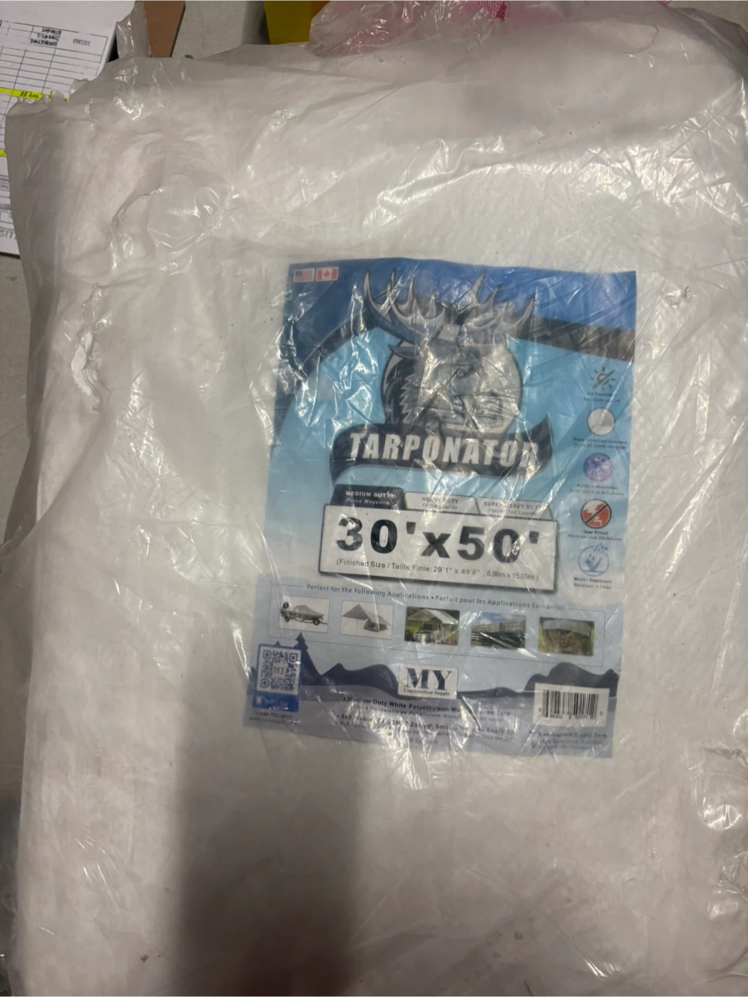 Tarponator 30' x 50' Tarp - Medium Duty - photo 3