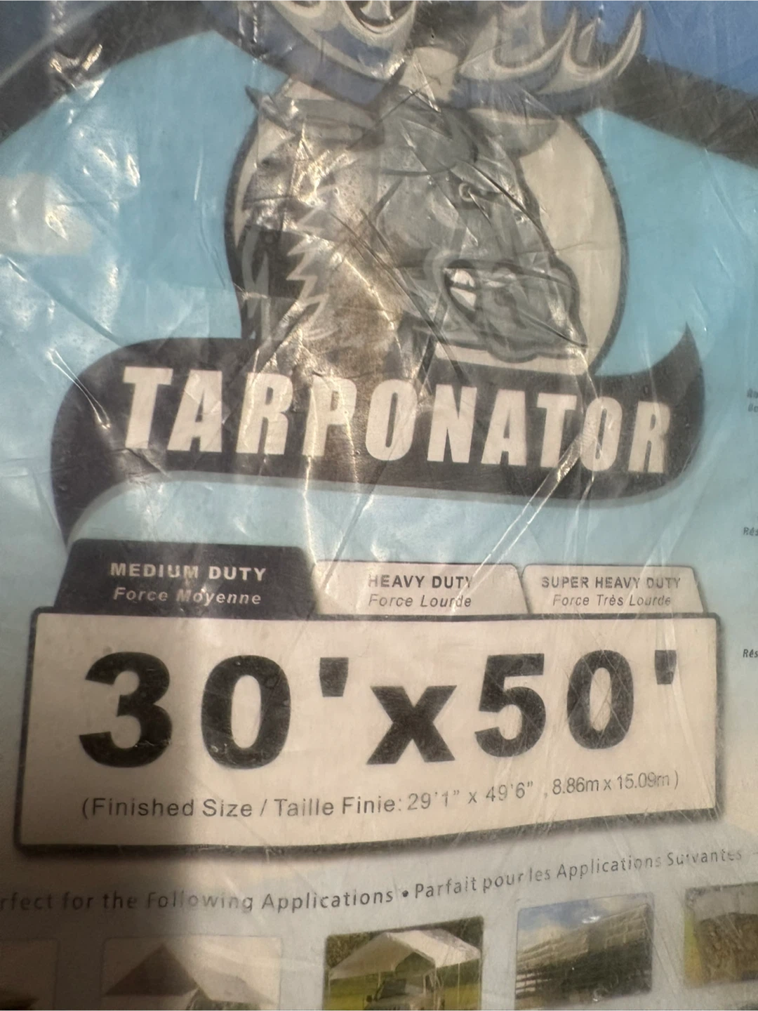 Tarponator 30' x 50' Tarp - Medium Duty