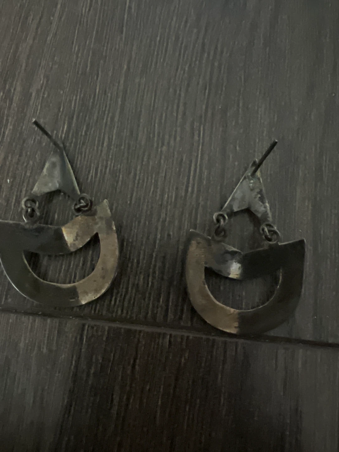 Pair of Silver Dangle Earrings - photo 2