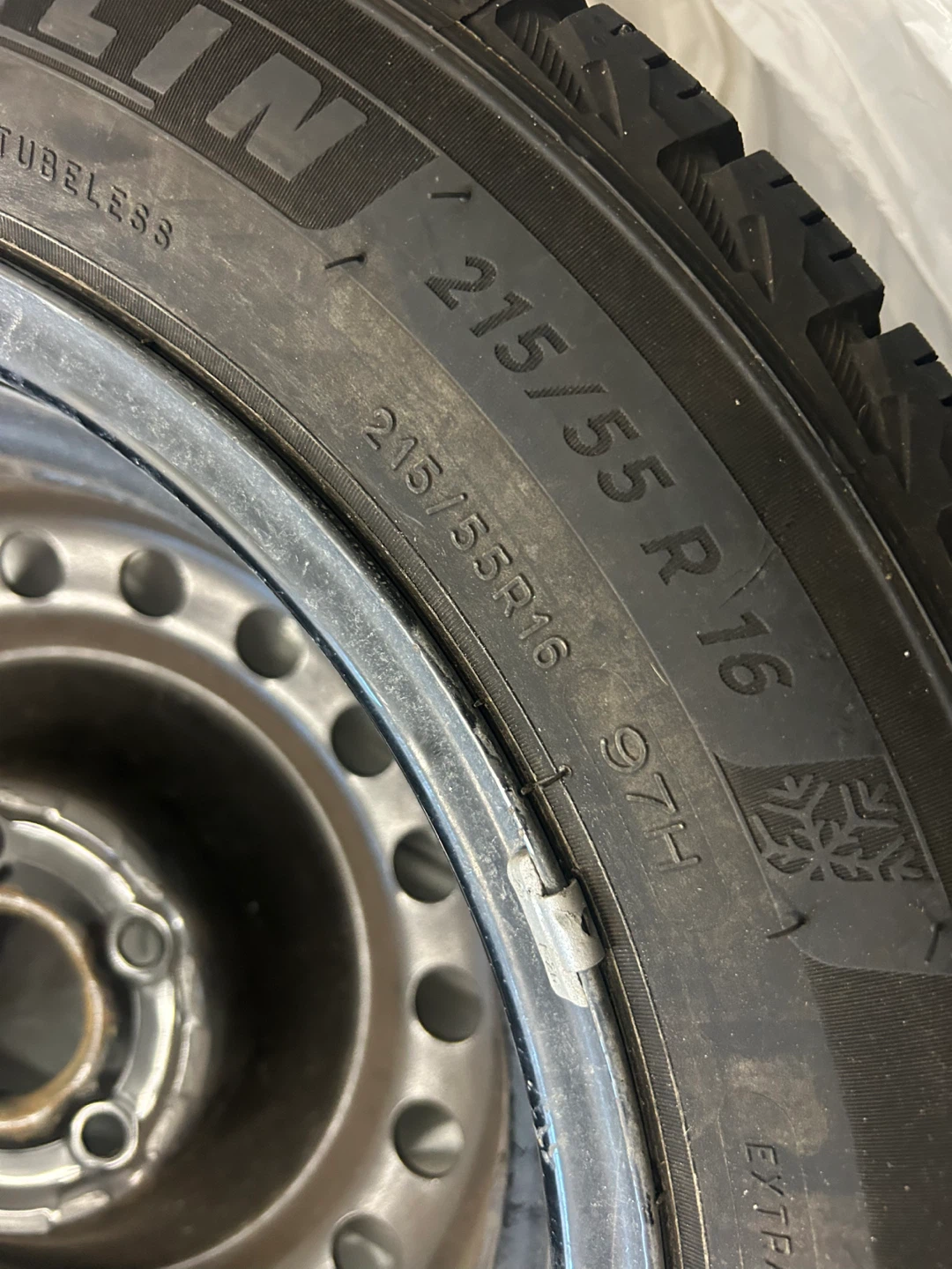 Four Michelin X-ICE SNOW 215/55R16 Tires - photo 2