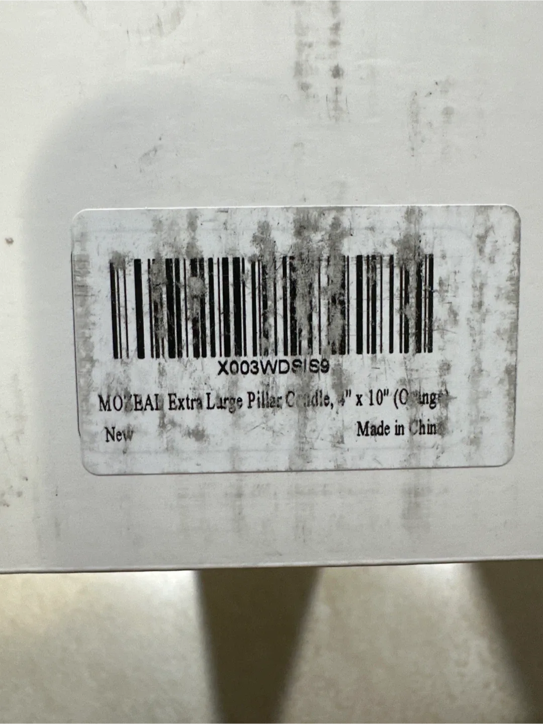 Mozeal Hand-poured Unscented Pillar Candle image indicator(2)