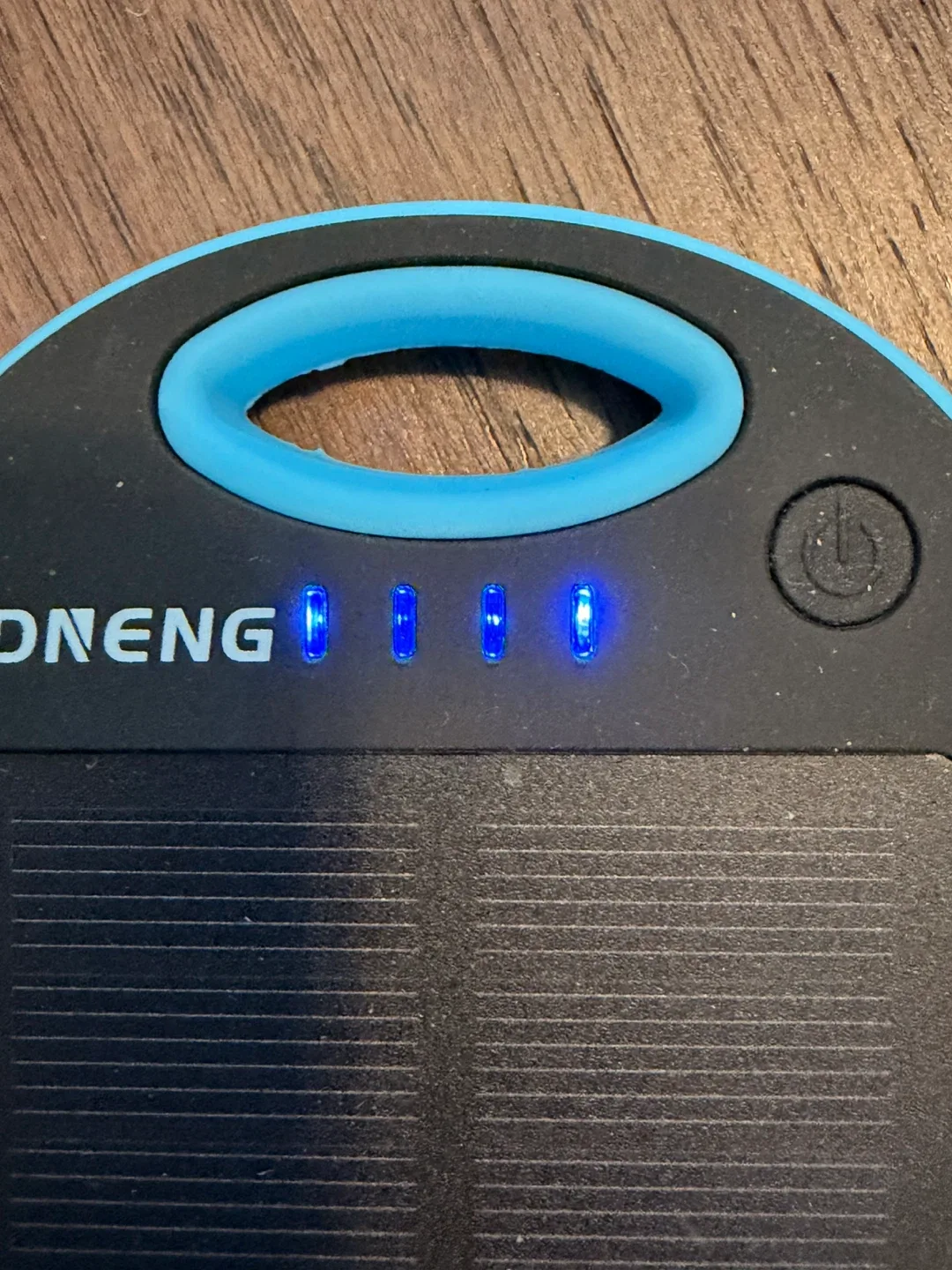 X-DNENG 12000mAh Solar Power Bank image indicator(2)