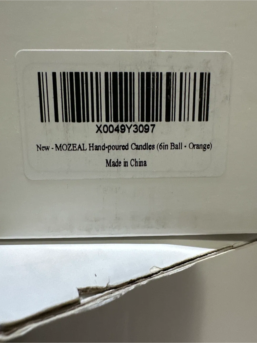 MOZEAL Hand-poured Unscented Pillar Candle image indicator(2)