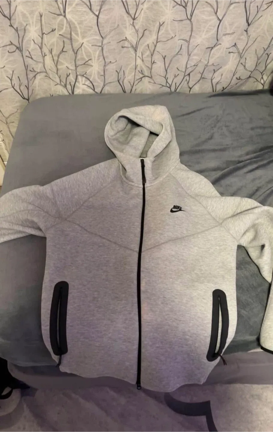 Nike Tech Fleece Hoodie, Grey, XL