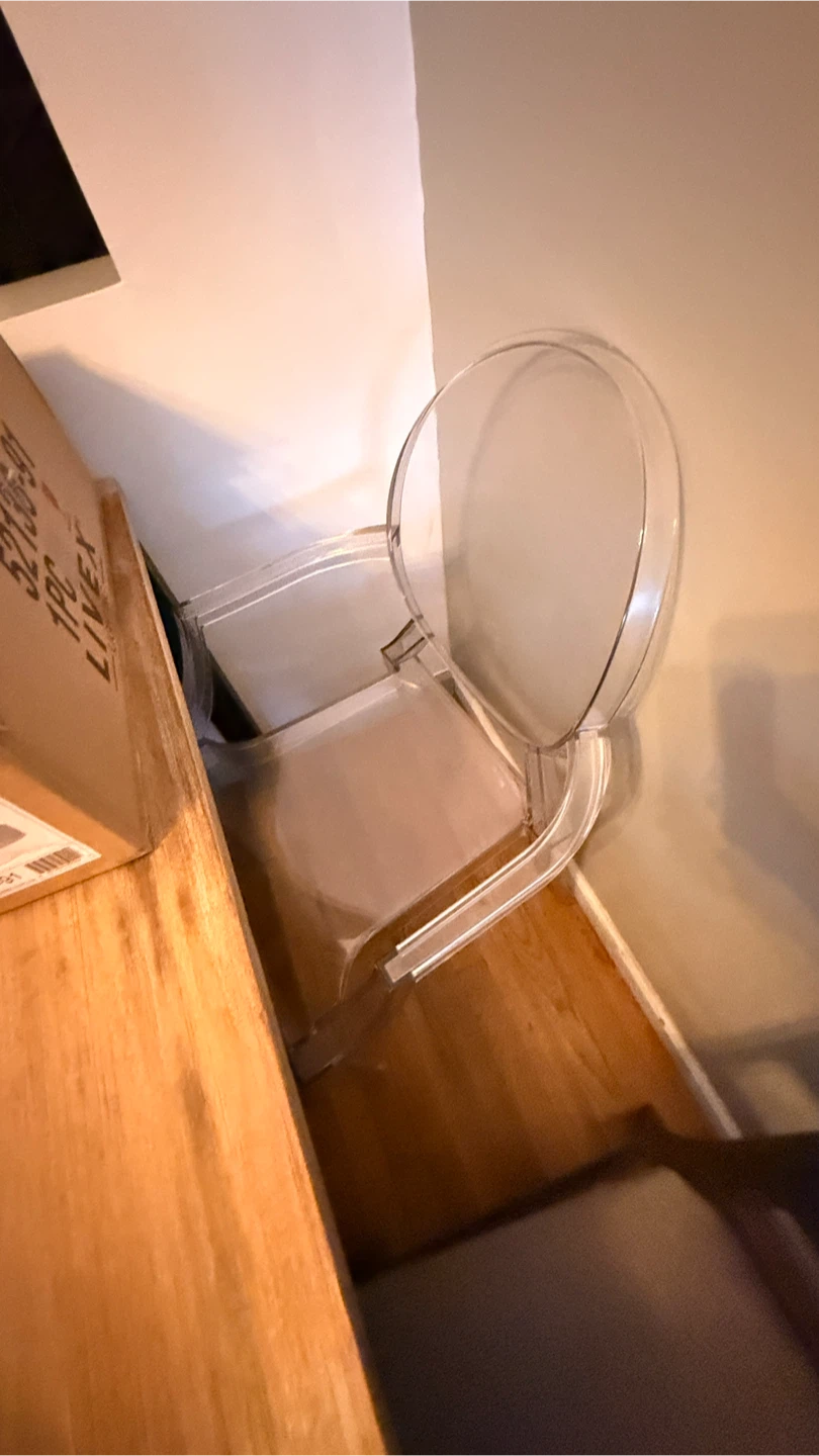 Clear Ghost Chair by Knoll