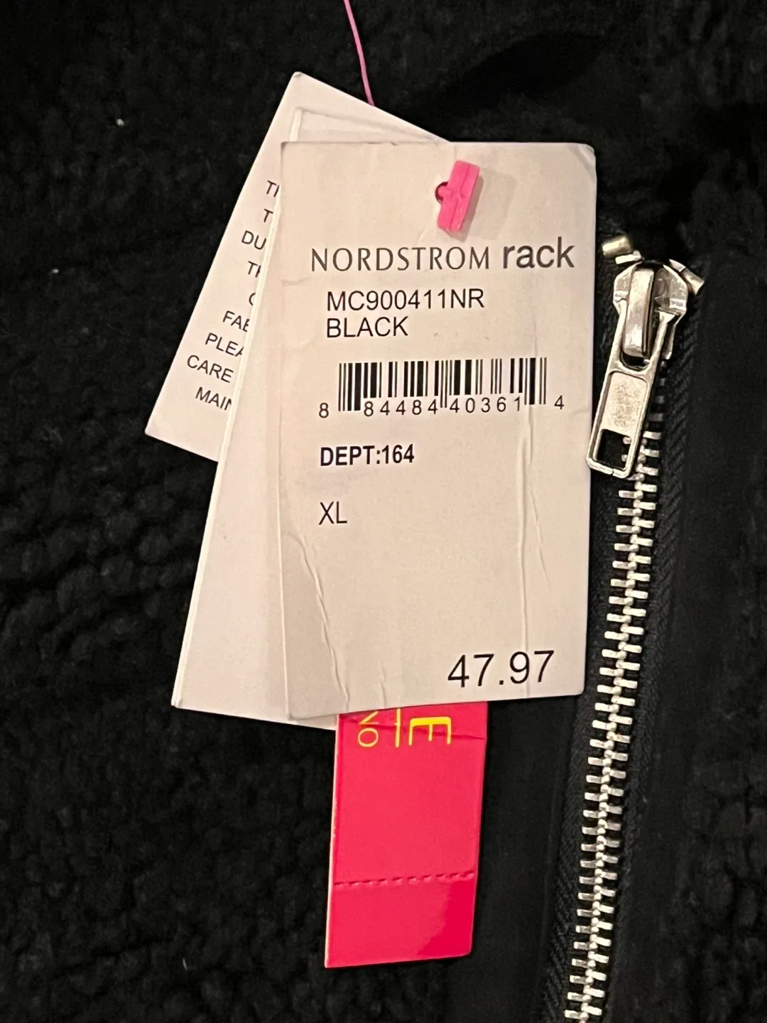 Catherine Malandrino Black Faux Suede Jacket XL image indicator(4)