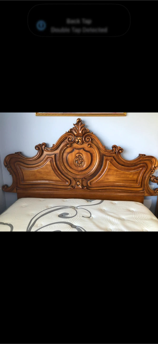 Antique Wood Bedroom Set