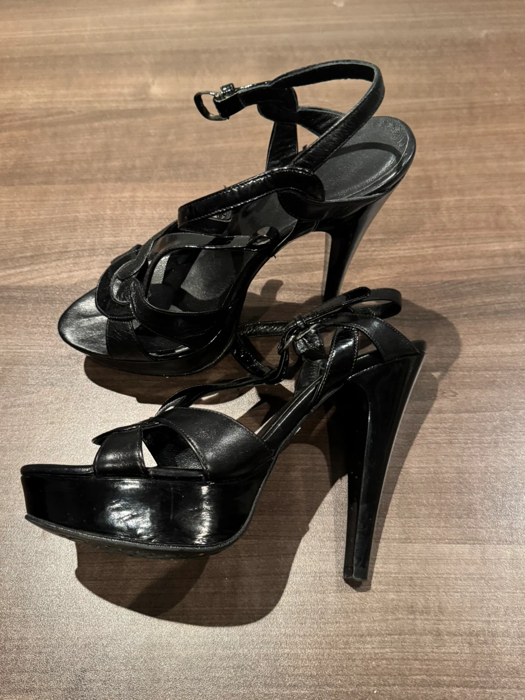 Black Platform Heels - photo 2