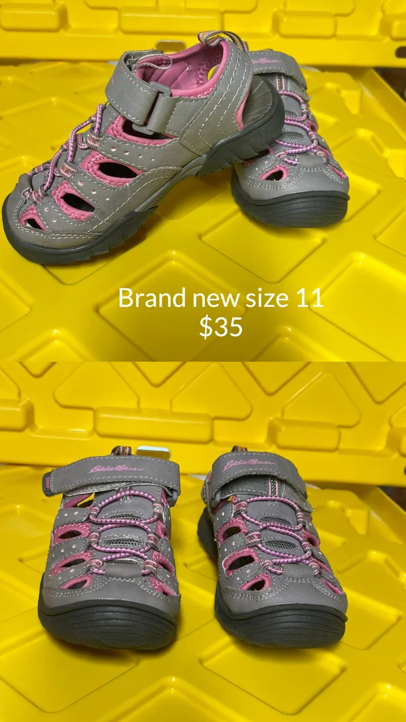 Brand New Eddie Bauer Kids Sandals - Size 11