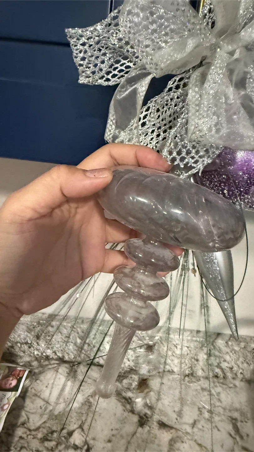 Assorted Holiday Ornaments - Purple & Silver image indicator(2)