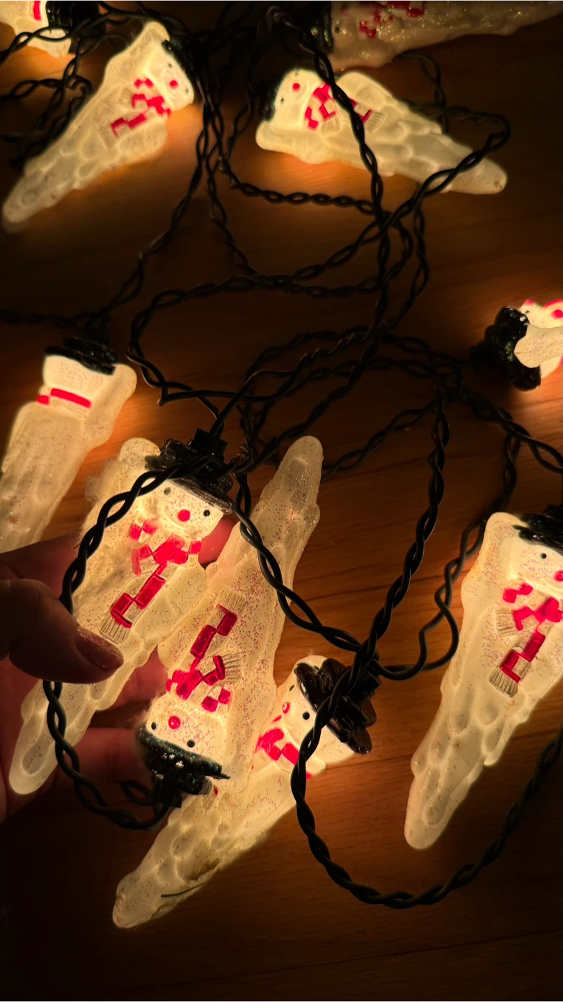 Vintage Snowman String Lights - photo 2