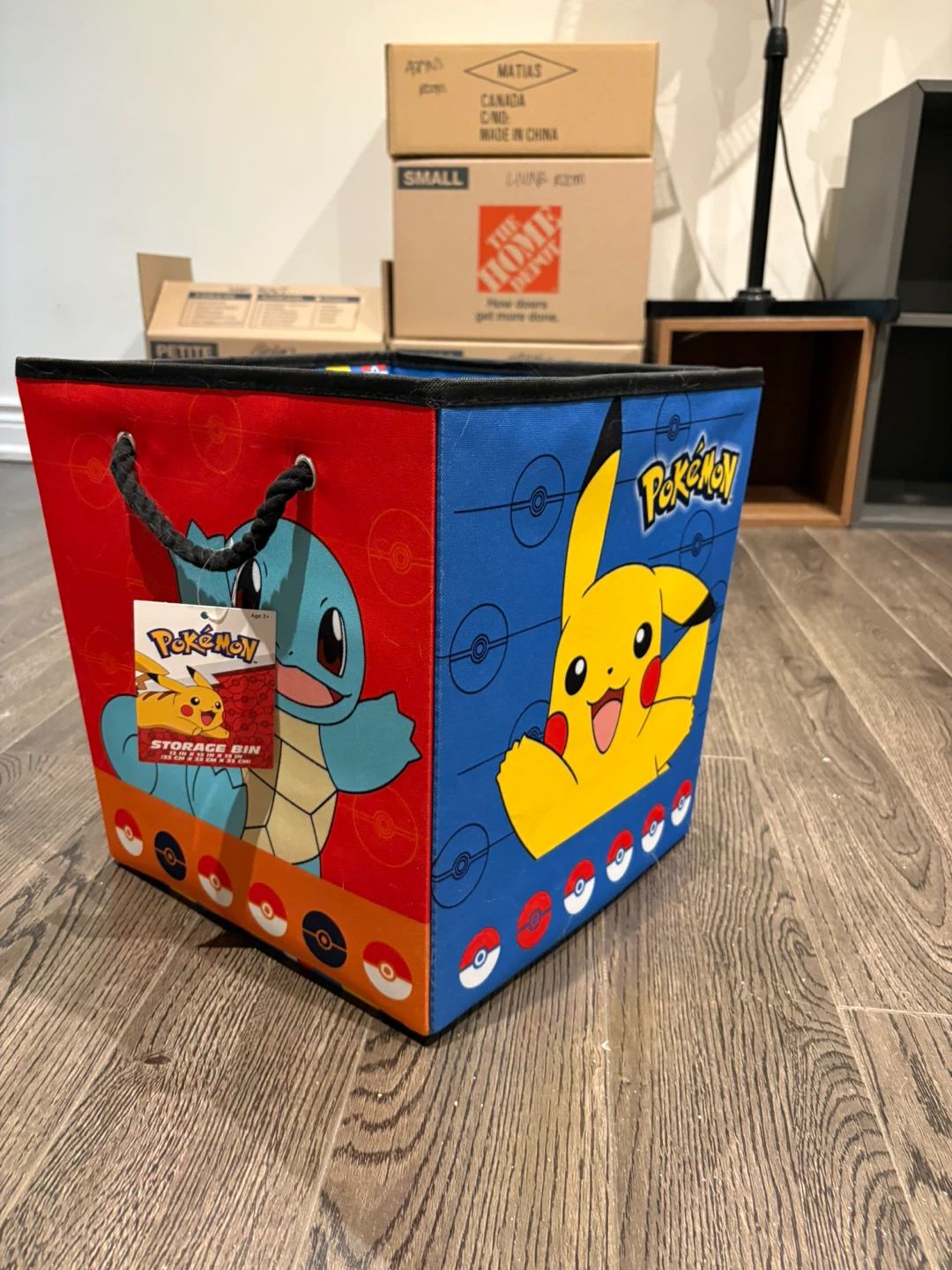 Pokémon Storage Bin (New w/ Tag)