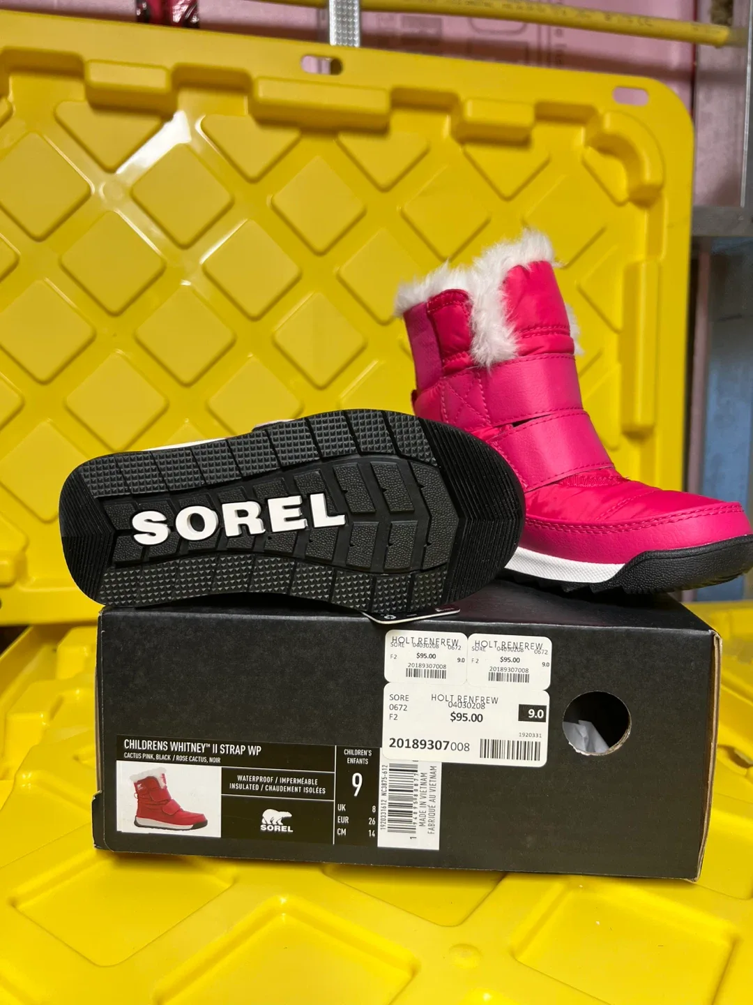 Sorel Childrens Whitney II Strap WP Boots - Size 9
