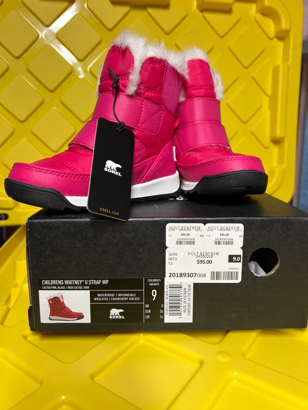 Sorel Childrens Whitney II Strap WP Boots - Size 9 image indicator(2)