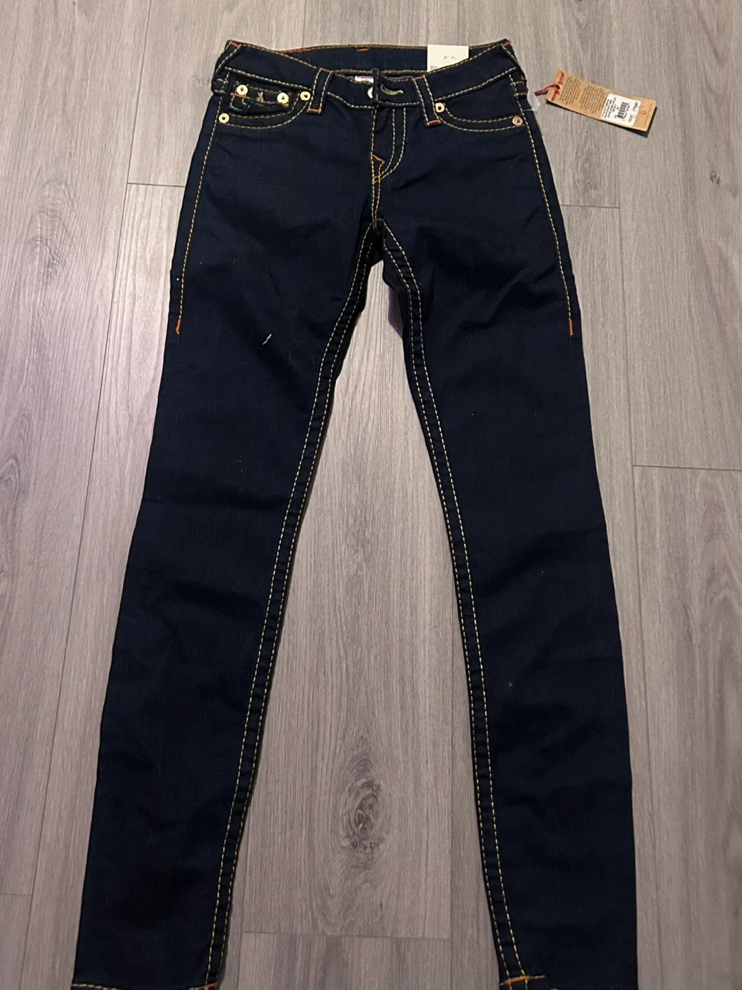 True Religion Super Skinny Flap Jeans - Size 24